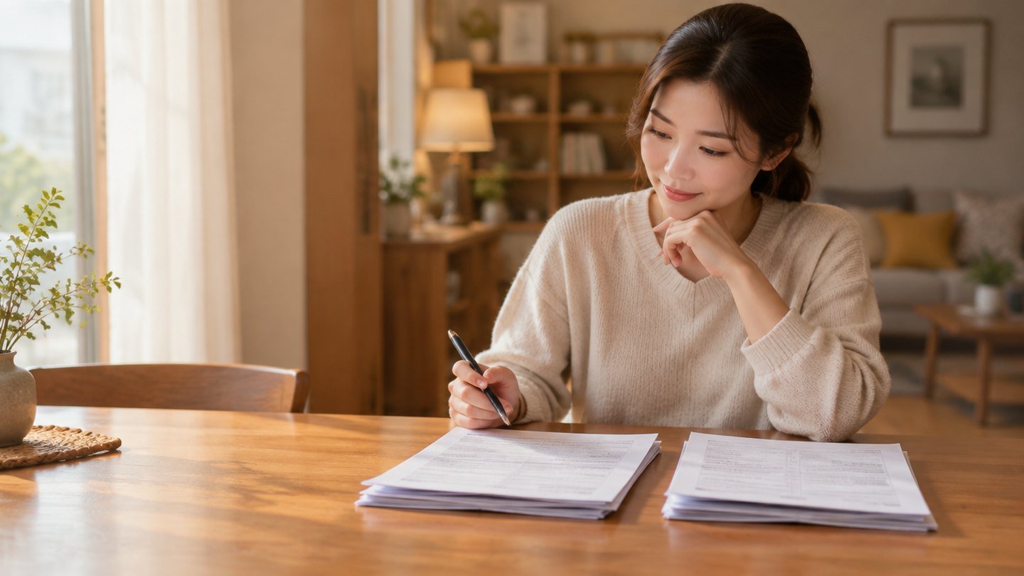 태아보험 중복가입 시 겹치는 담보 유형을 서류로 비교하는 한국인 부모